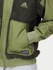 Adidas PRSVE Badge of Sport Sherpa Jacket Shadow Olive Size Small (UW071) Men's Olive/Focus (HP1390)