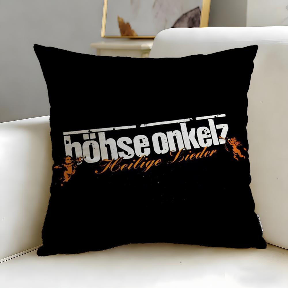 classic band Bohse Onkelz Cushion Cover Soft & Easy-Wash Pillow Case – Versatile for Couch, Bed, Travel and Office