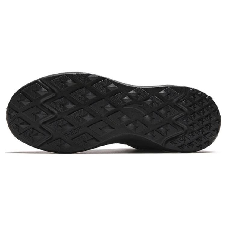 New Anta Life Collection Anti Slip Wear Resistant Mid Top Running Shoes Men's Black 112348986-1