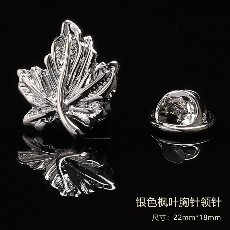 Gift Box Men'S Fashion Temperament Crystal Brooch Collar Pin Suit Brooch Collar Pin Trend Corsage