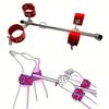 Bondage Handcuff Set Spreader Bar Sex Ankle Cuff Neck Collar Leash Restraints Slave Shackles Game Tool 18+  Couple Sex Toys