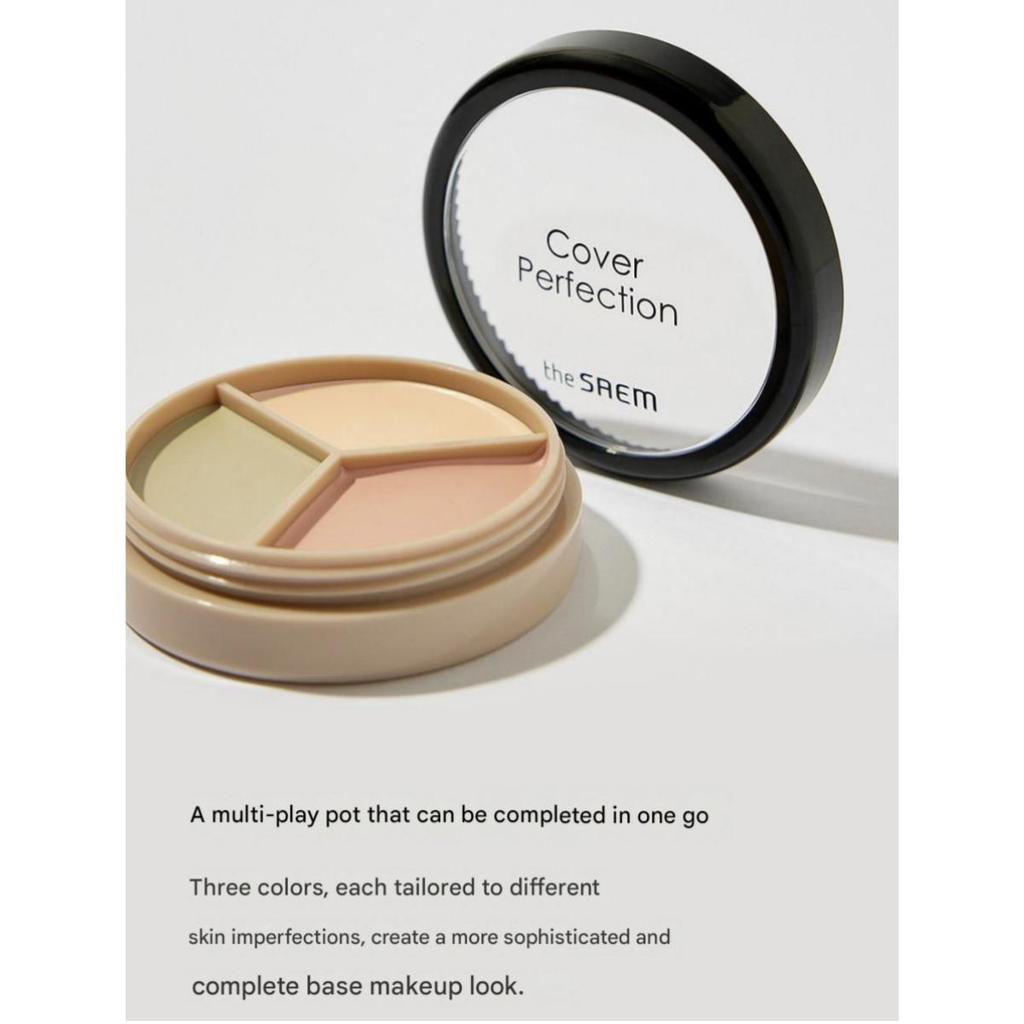 [The Saem] Cover Perfection Triple Pot Concealer 13.5g