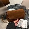 New Winter Crossbody Bag Women Fashi Simple and Versatile for Daily Wear Shoulder Bag Small Square Textured Casual Evening Bag