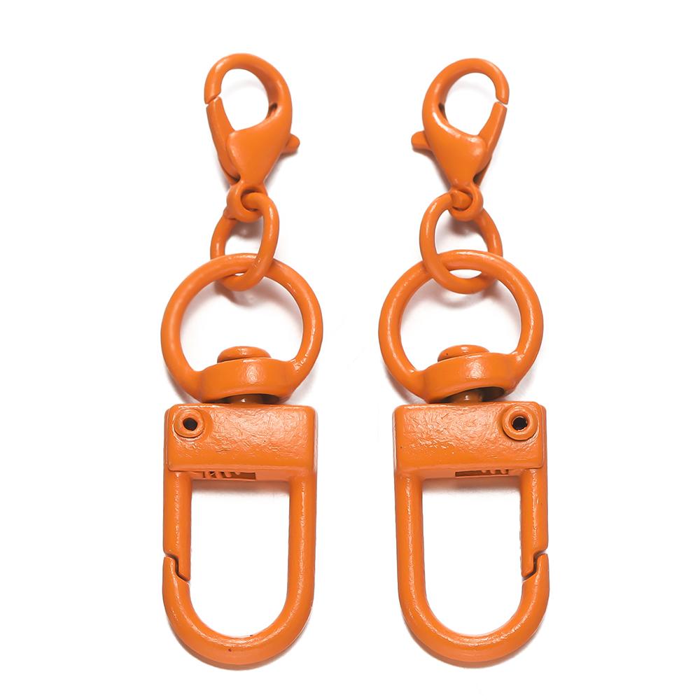5/10Pcs Colorful Alloy Snap Lobster Clasp Hooks with 14mm Lobster Clasp for DIY Key Chain Bags Pendants Accessories Wholesale