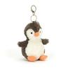 Jellycat Pinguim de Amendoim Bolsa Pássaro Polegada Chaveiro de Pelúcia Ótima Ideia de Presente Charme, 4,5 - -