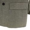 Lanvin Wool Glen Check Tailored Jacket Gray Men's Used