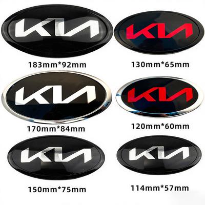 CNLD1 Bil Främre Grill Bakre Bagagelucka Emblem Dekal Tillbehör För GT-Line Sportage Ceed Rio Picanto Sorento Soul Cerato Venga K9 Niro