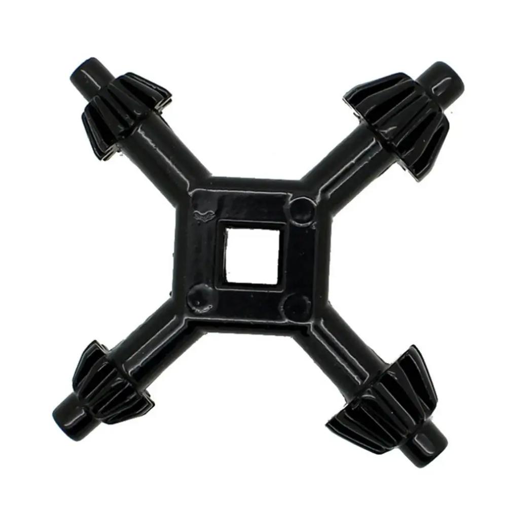 Kryssnyckel 4 i 1 Borrchucknyckel 4-vägs Chucknyckel för de flesta borrmaskiner / elverktyg med storlek 6 mm 9 mm 10 mm 13 mm
