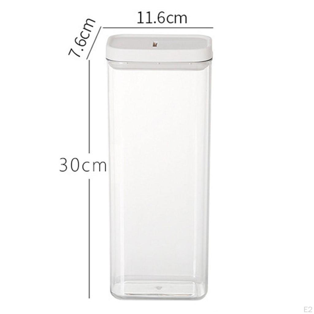 Kitchen Storage Jar Seasoning Container Airtight Lid 1800 Ml Tin Gadget Coffee Bean Reusable