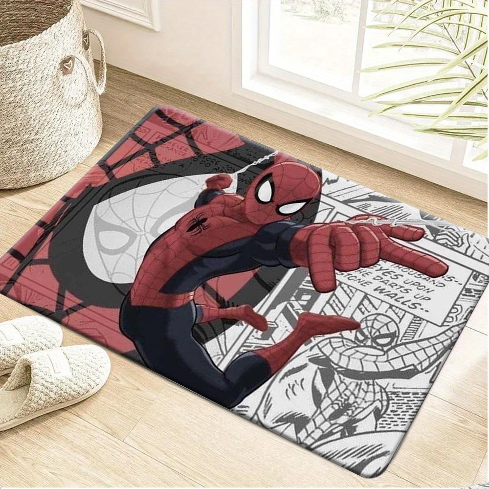 1pz Zerbino a Tema Marvel Spider-Man per Ingresso/Soggiorno, Regalo Ideale per Fan di Supereroi, Regalo di Festa & Decorazione per la Casa P