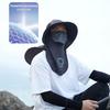 Solhatt med Smart Vifteventilasjon 360-Graders Solbeskyttelse Justerbart Ansiktsskjerm Sjaldesign Utendørshatt