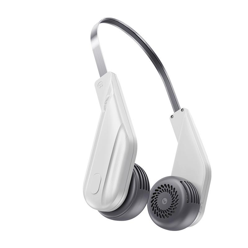 

Новий підвісний шийний вентилятор Міні-електричний вентилятор 360-градусний шийний вентилятор Hands Free Намисто Вентилятор Перезаряджуваний міні-вентилятор аксесуари для дому білий