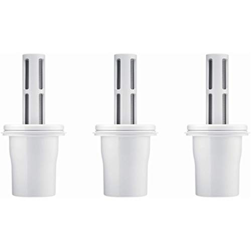 Toray Trevino Pitcher-Type Water Filter Replacement Cartridge, Trihalomethane Removal Type, 3-Pack, White (PTC.F3J)
