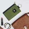 Neck Hanging Card Holder with Lanyard, Transparent ID Sleeve & RFID Blocking Wallet