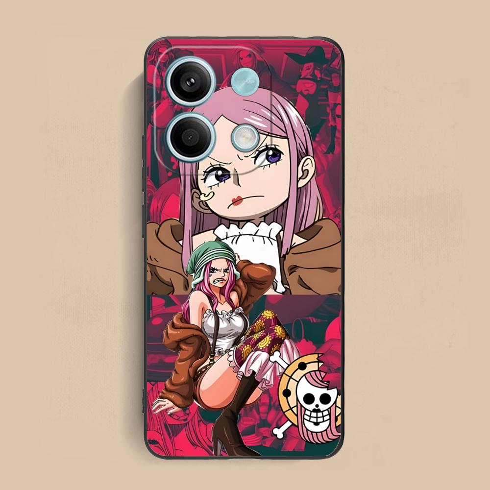 Jewelry Bonney Phone Case for Xiaomi Redmi Note 14 13 12 11 S Pro Plus 4G 5G Soft TPU Shockproof Cover