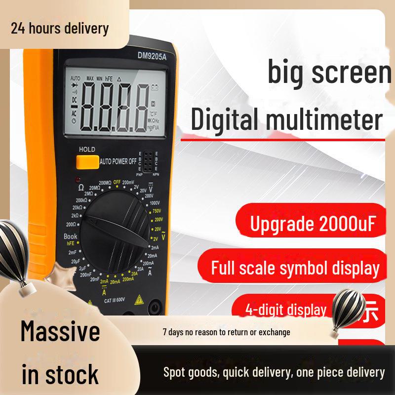 

Прецизійний багатофункціональний цифровий мультиметр для електриків