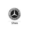 57mm Car Hood Emblem Badge Bonnet Emblem Stickers For Mercedes Benz Brabus AMG W124 W140 W163 W202 W203 W204 W210 W211 W205 PB8