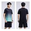 Quick Drying T-shirt Men's Sports Suit Loose Ice Silk Summer Thin Fitness Clothes Training Running Clothes Short Sleeved Top Shorts