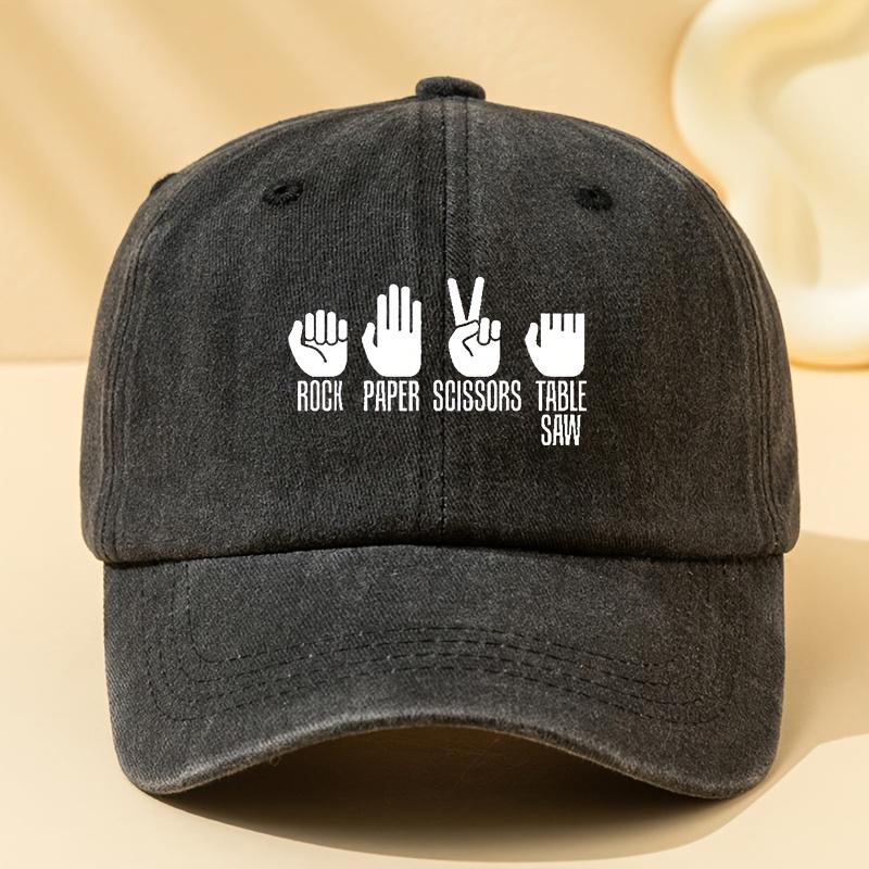 

Fun Printed Baseball Cap for Men, Classic European and American Popular Washed Retro Peaked Cap Adjustable чёрный