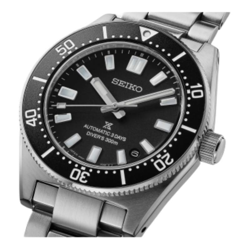 SEIKO PROSPEX series 300 meters waterproof Automatic Steel Strap 40mm men's watch black dial SPB453J1