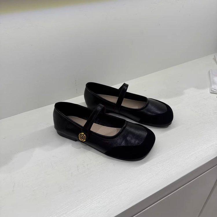 Mary Jane Shoes Soft Soles Do Not Tire the Feet Women's Shoes Summer Pumps Ballet Single Shoes One Foot Lazy