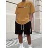 Stylish New Men's Athletic Shorts Short-Sleeve Set Casual Crew Neck Short-Sleeve Street-Style Cool Breathable Two-Piece Set