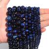 Louleur 1 Strand Natural Stone Beads Multicolor Tiger Eye Loose Spacer Beads for Making Bracelets Jewelry DIY Accessories