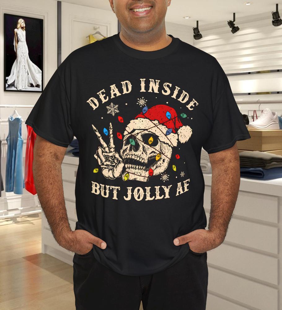 

Feliz Navidad Bitchachos Funny Skull Spanish Merry Christmas T-Shirt S