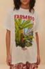 Brasile FARMRIO Estate Nuovo Pattern Personalizzato Logo Stampato Manica Corta T-shirt Uomo Donna Uguale Casual T-shirt