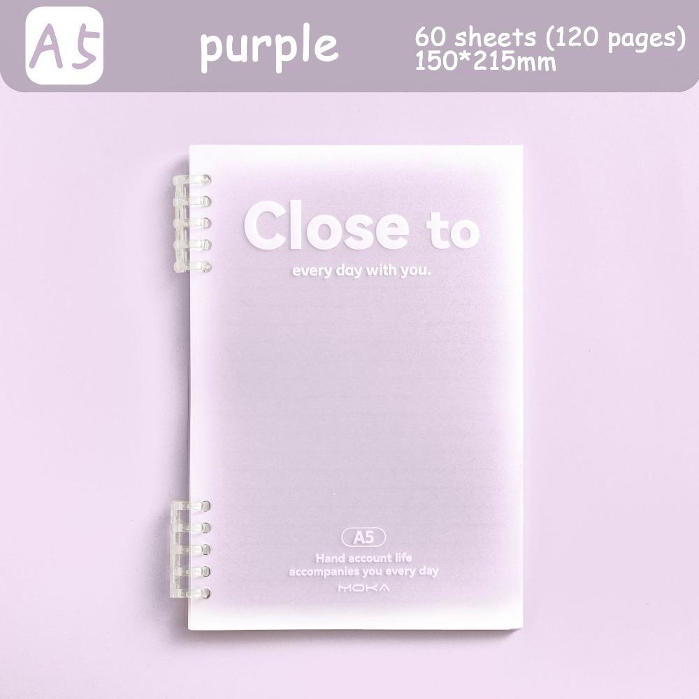 Horizontal Line Kawaii Loose-Leaf Notebook Loose Leaf Horizontal Line Notebook School Supplies