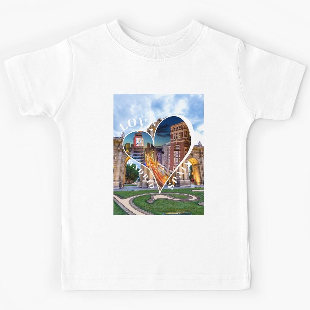 Love Madrid Spain Kids T-Shirt 170