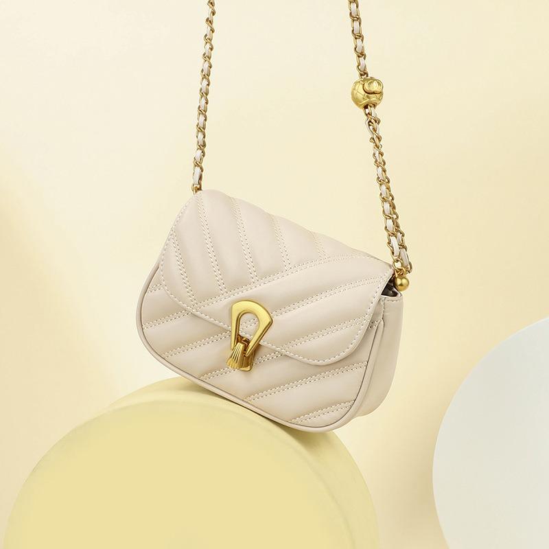 Bags niche new women's bags messenger bags chain bags women's small bags spring and summer leather underarm bags