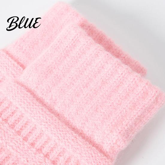 Touch Screen Knit Gloves for Cold Weather Knitted Touchscreen Men Women Winter Warm Thermal Gloves Thickened Soft Acrylic Cycling Plush Lining
