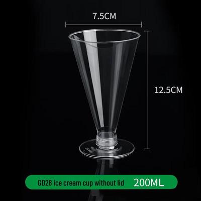 Jinyuanyuan Disposable PS Plastic Champagne & Dessert Cups