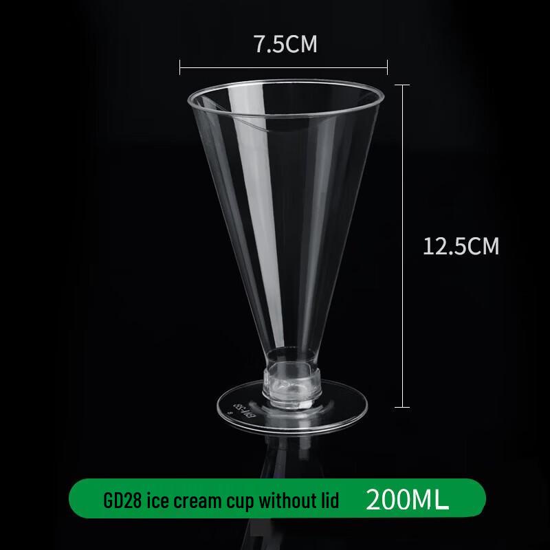 

Jinyuanyuan Disposable PS Plastic Champagne & Dessert Cups