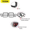 TESIN Lamp Hoods for Jeep Renegade 2016 Up Metal Car Tail Light Guard Cover Accessories for Jeep Renegade Sticker Exterior Parts