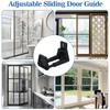 2Pcs Barn Door Floor Guides Stabilizer Plastic Track System Upgrades for Smooth Sliding Cabinet Hardware Installation