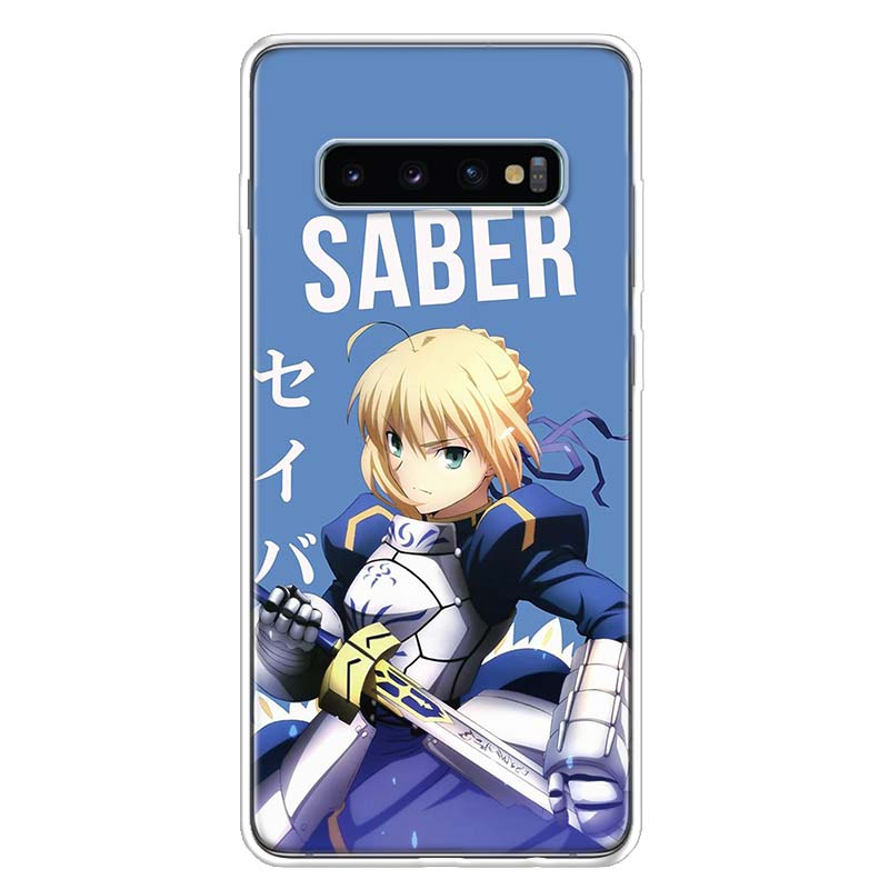 Fate Stay Night Phone Case Cover For Samsung Galaxy A12 A22 A32 A52 A72 A02S A51 A50S A31 A20S A10S Note 20 Ultra 10 Plus Galaxy