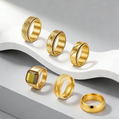8mm Edelstahl Titan Ring - Schlicht, Langlebig, Europäischer & Amerikanischer Stil, Nicht verblassend