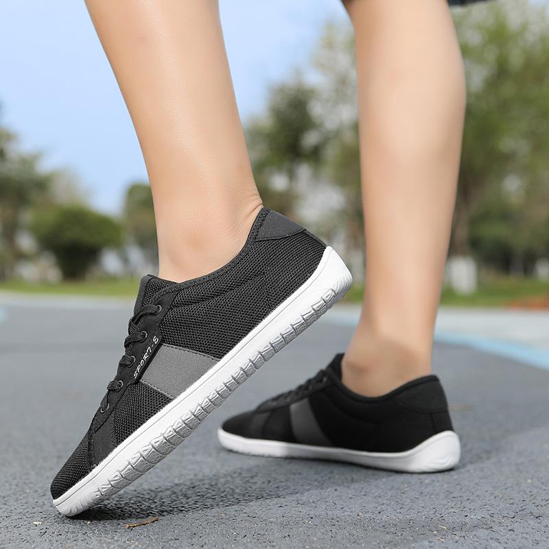 Breathable Knitted Women Casual Sports Shoes Men Wide Toe Cross-training Sneakers Elastic Gym Fitness Shoes