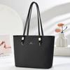 Borsa a Tote da Donna Grande Borsa a Mano in PU con Tasche con Zip per Uso Quotidiano