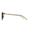 Gg0978  Cat-Eye Narrow Modern Retro Rope Decorative Sunglasses Trendy Street Photography Model Catwalk Sunglasses