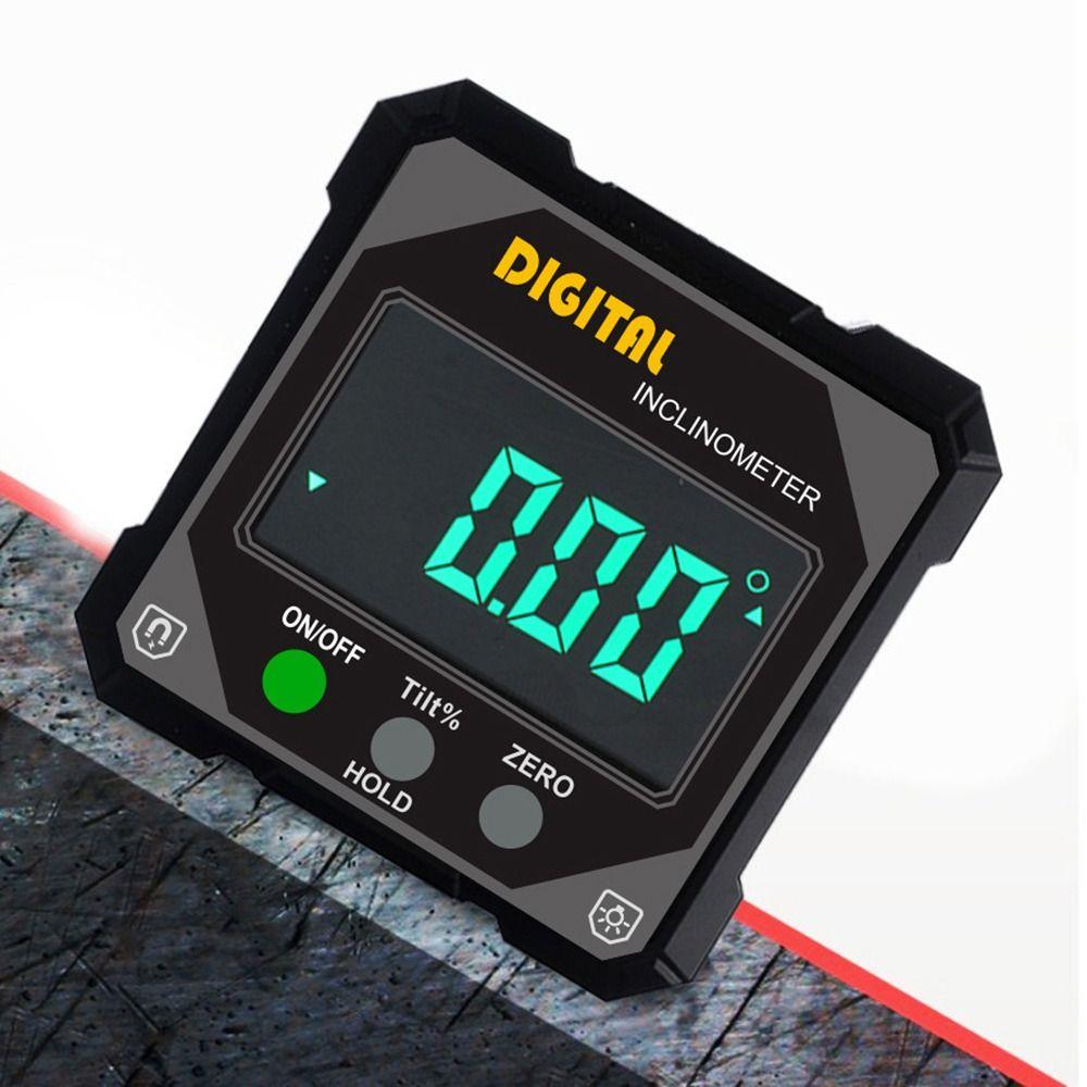 1Pcs Multifunctional Digital Inclinometer Electronic Magnetlc Angle Level Ruler  for Automobile Test