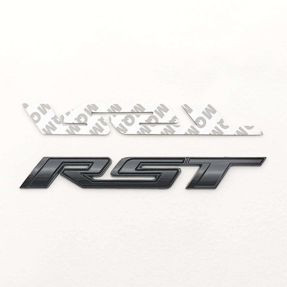 

3D Metal Car Sticker RST Logo Front Grill Emblem Trunk Fender Badge For Chevrolet Tahoe Silverado Suburban Colorado Accessories