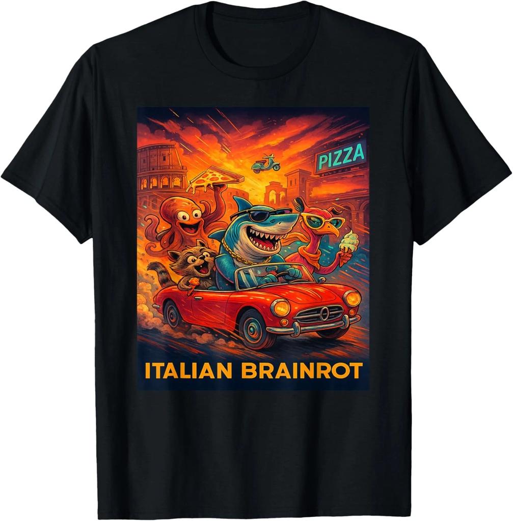 Italian Brainrot Trendy Viral Internet Meme Unisex T-Shirt 1