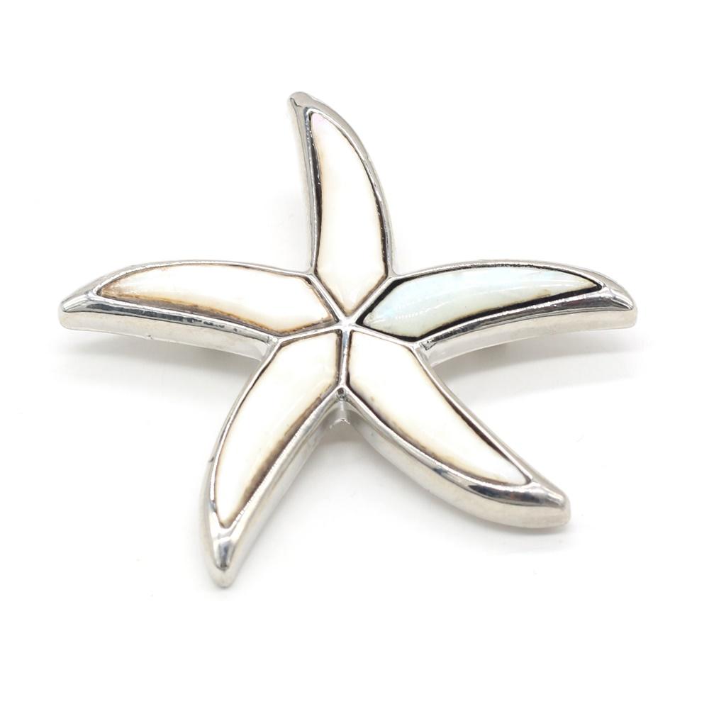

1 шт., брошь из натуральной ракушки, брошь в виде морской звезды для женщин, ювелирные изделия, подарки, 55x55 мм 55x55mm