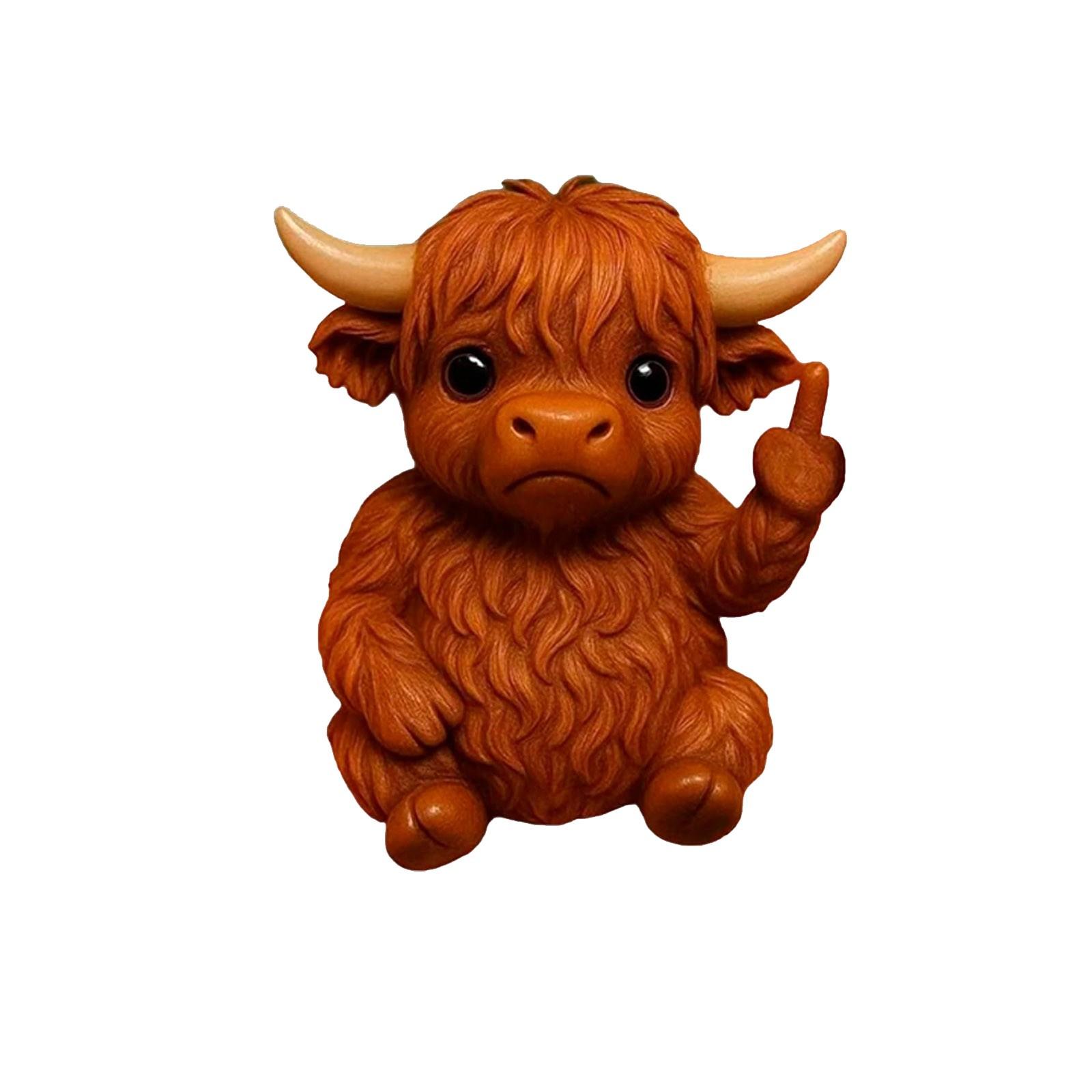 

Fun Middle Finger Animal Statues, Desktop, And Car, Cute And Humorous Middle Finger Gifts One Size