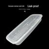 2200ml Rectangular Disposable Food Containers with Lids, 80 Sets
