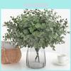 Eucalyptus Globulus Fake Green Plant Foliage Home Decor Wall Art For Photography And Living Room