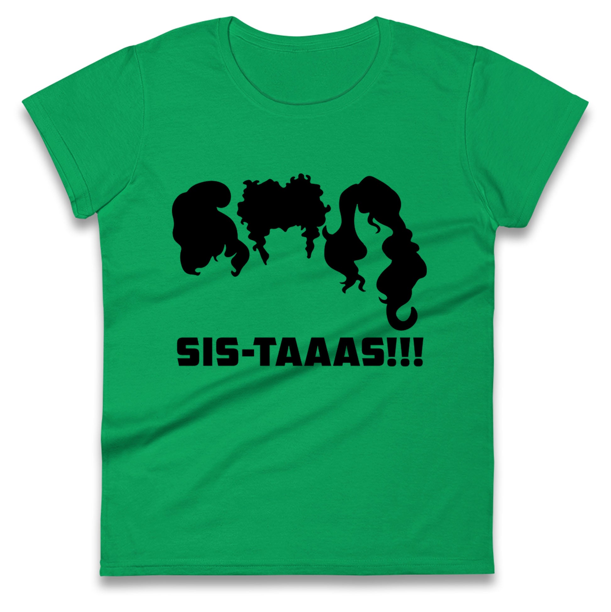 Hocus Pocus Sistaaas Halloween Womens T Shirt Mens Tops Tees Unisex XL